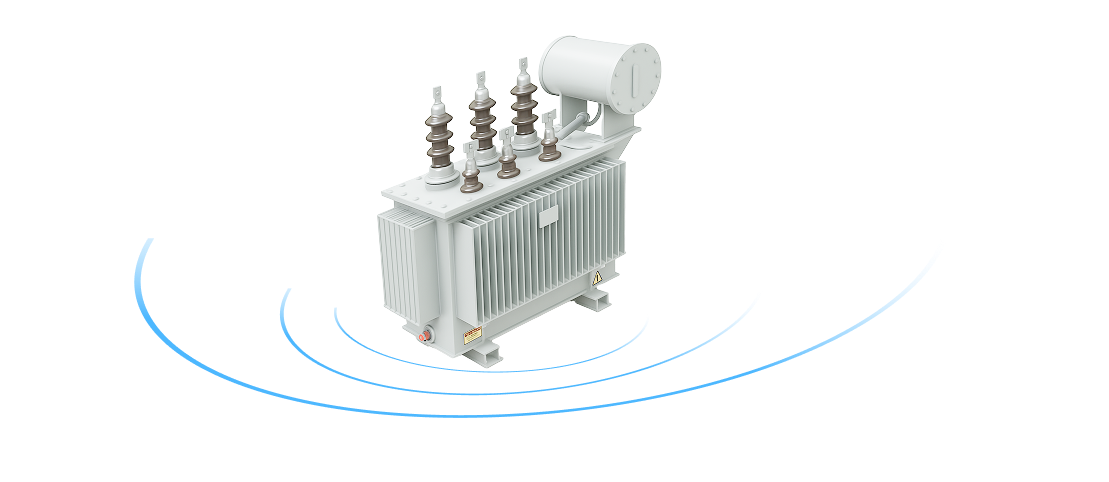 Industrial IoT transformer monitoring system for fault detection and load management.