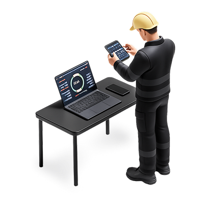 Industrial IoT transformer monitoring system for fault detection and load management.